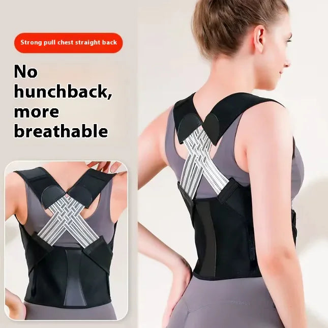 Breathable Invisible Back Posture Corrector – Adjustable Correction Band