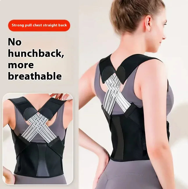 Breathable Invisible Back Posture Corrector – Adjustable Correction Band